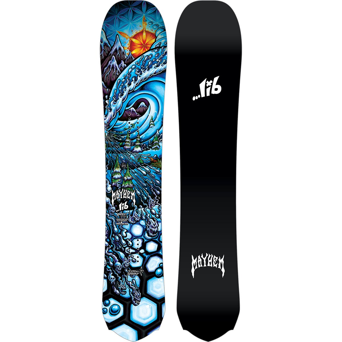 Image of Lib Technologies Mayhem Rocket Snowboard - 2027 One Color, 157.5cm