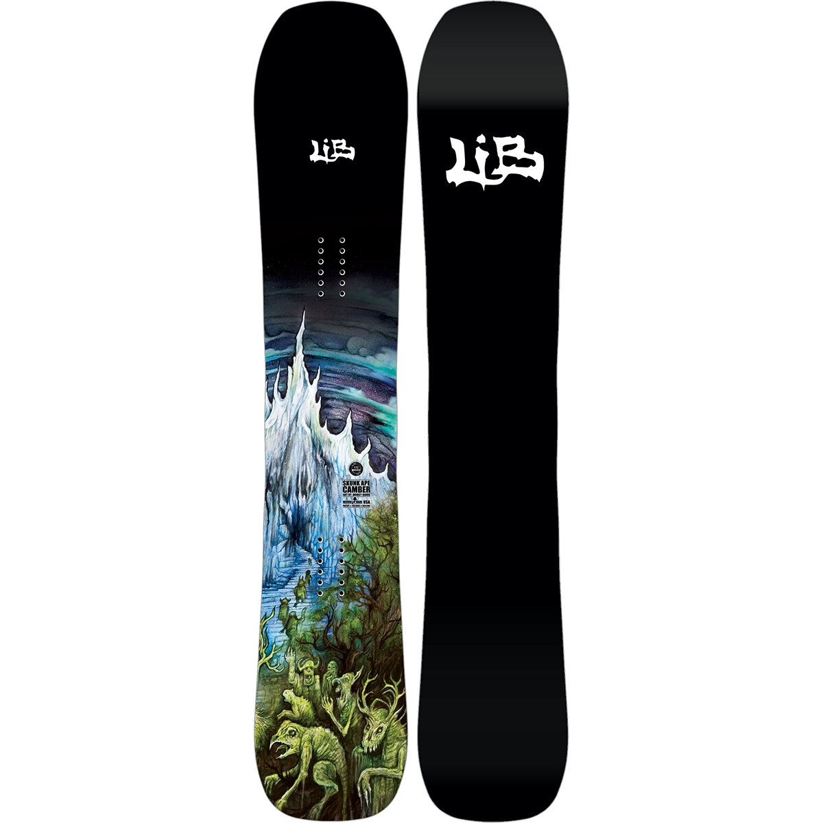 Image of Lib Technologies Skunk Ape Camber Snowboard - 2027 One Color, 169cm Wide