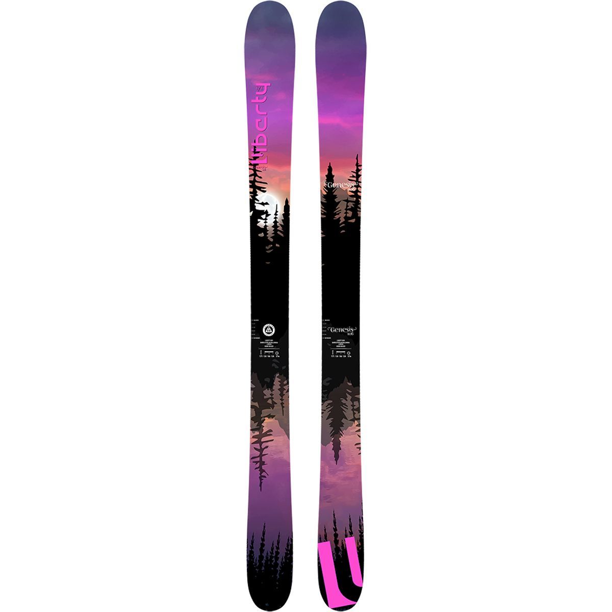 スキー板　liberty Genesis106 157cm Liberty Genesis 106 Ski - Women's - Ski