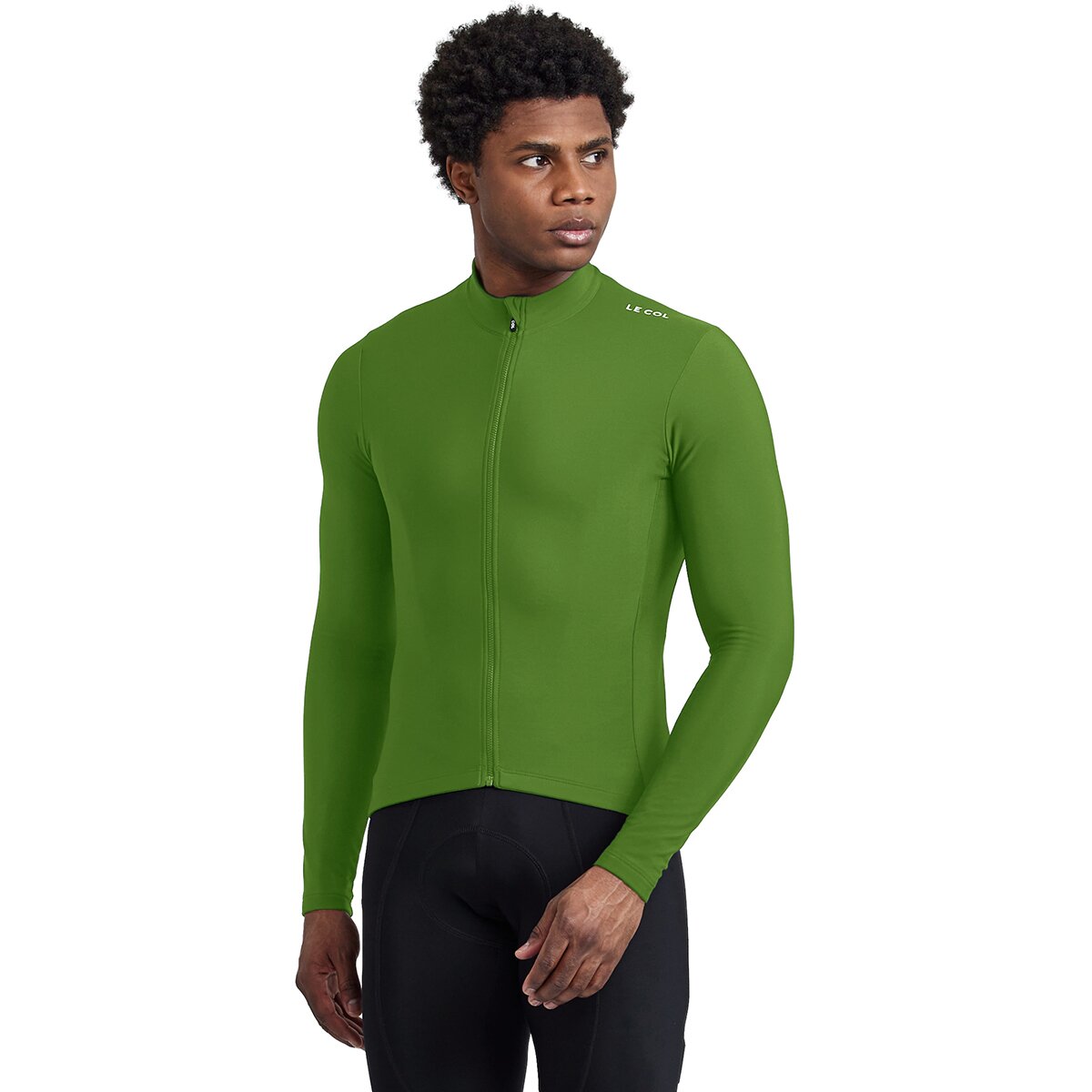 Image of Le Col Pro Aqua Zero Long-Sleeve Jersey - Men's Lawn Green, M