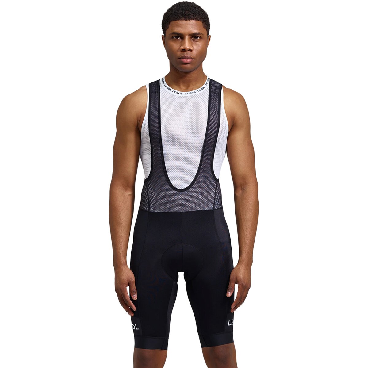 Image of Le Col Sport Bib Shorts II - Men's Black/Black, M