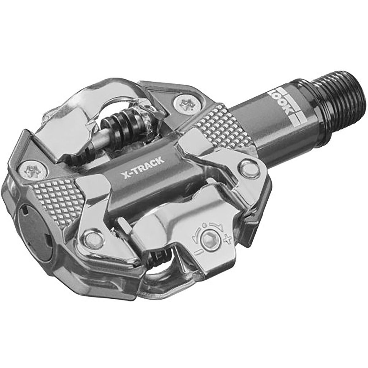 Image of Look Cycle X-Track Gravel Edition Pedals Metallic Grey, Set