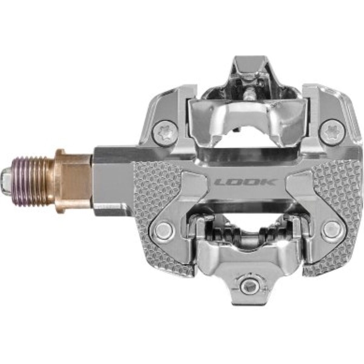 Image of Look Cycle X-Track Power Dual Pedals Silver, Set