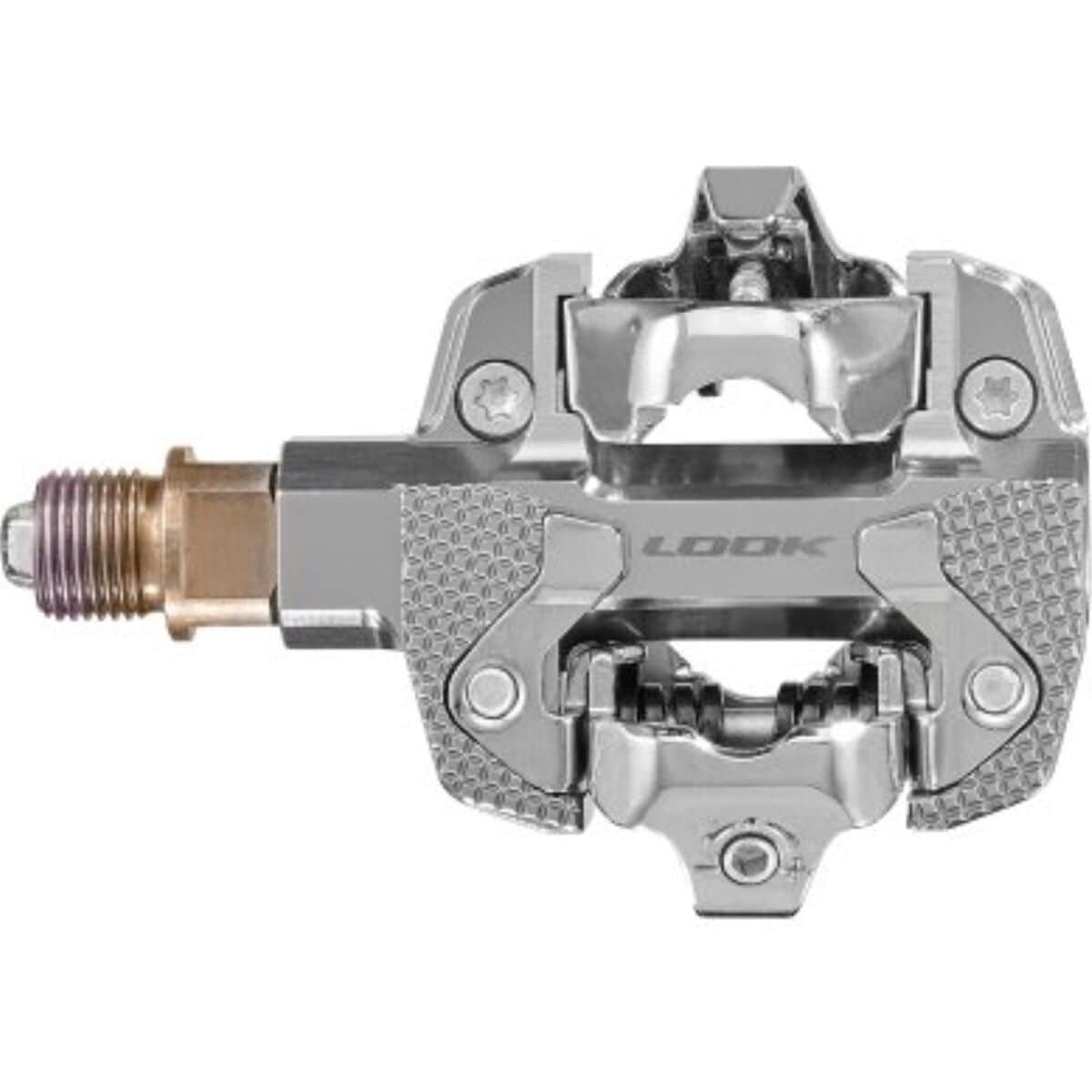 Image of Look Cycle X-Track Power Dual Pedals Silver, Set
