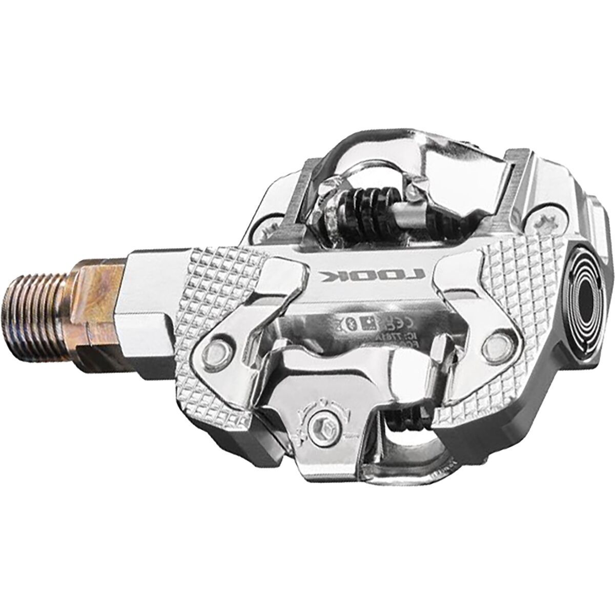 Image of Look Cycle X-Track Power Single Pedals Silver, Set