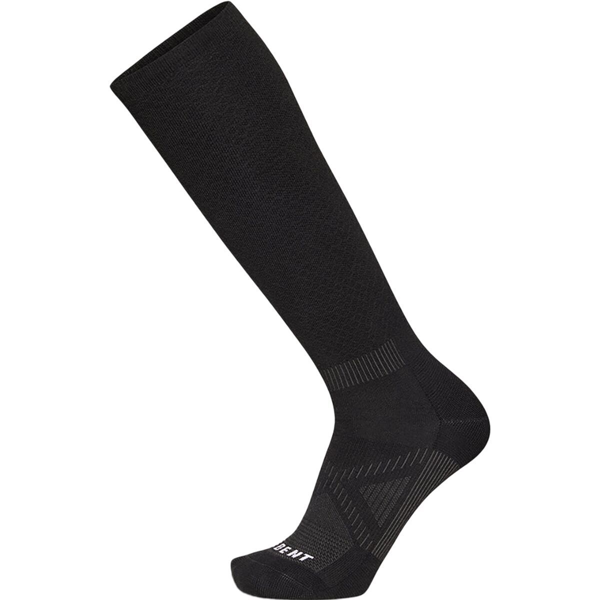 Le Bent Compression Zero Cushion Snow Sock Black, XL