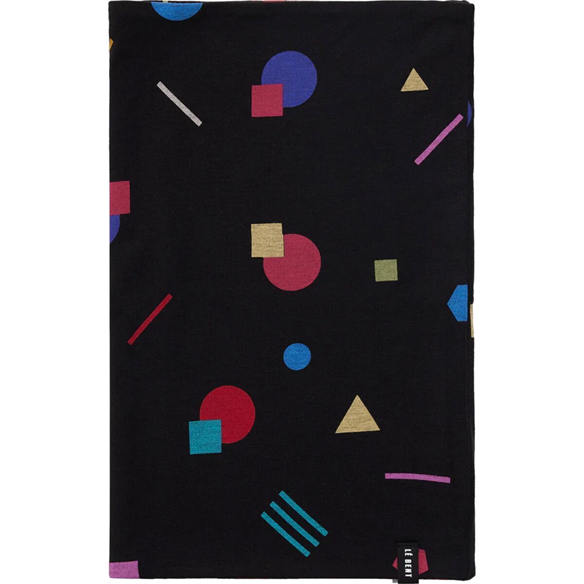 Image of Le Bent Confetti Midweight Neck Gaiter - Kids' Black, One Size
