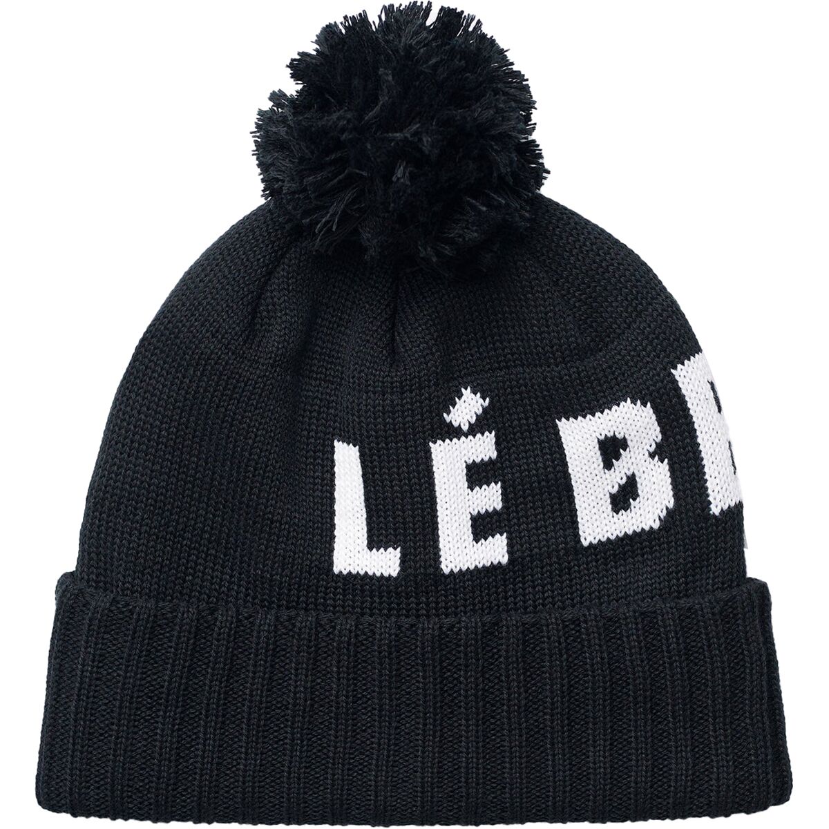 Le Bent Le Bent Logo Pom Pom Beanie Black, One Size
