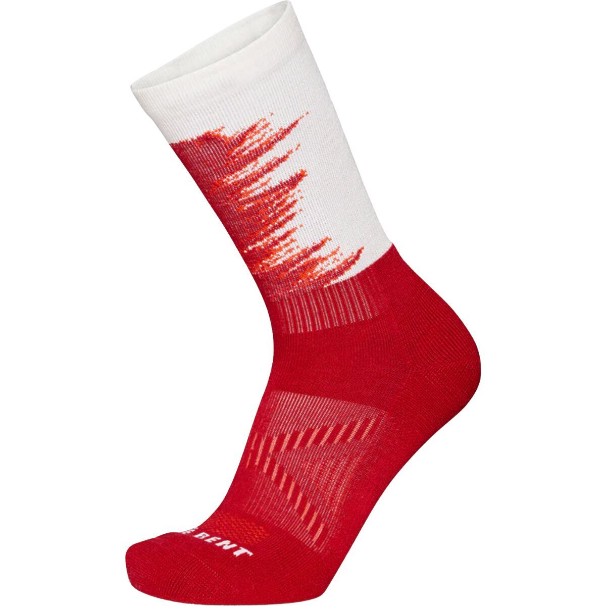 Image of Le Bent Nordic Race Targeted Cushion Snow Sock Samba Red, XL