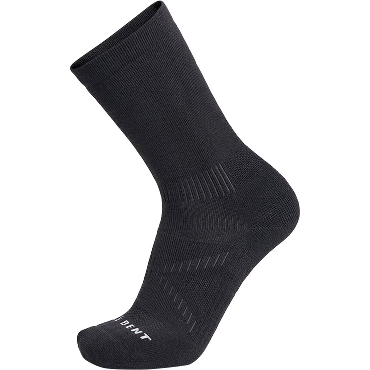 Image of Le Bent Light Cushion Crew Sock Black, M