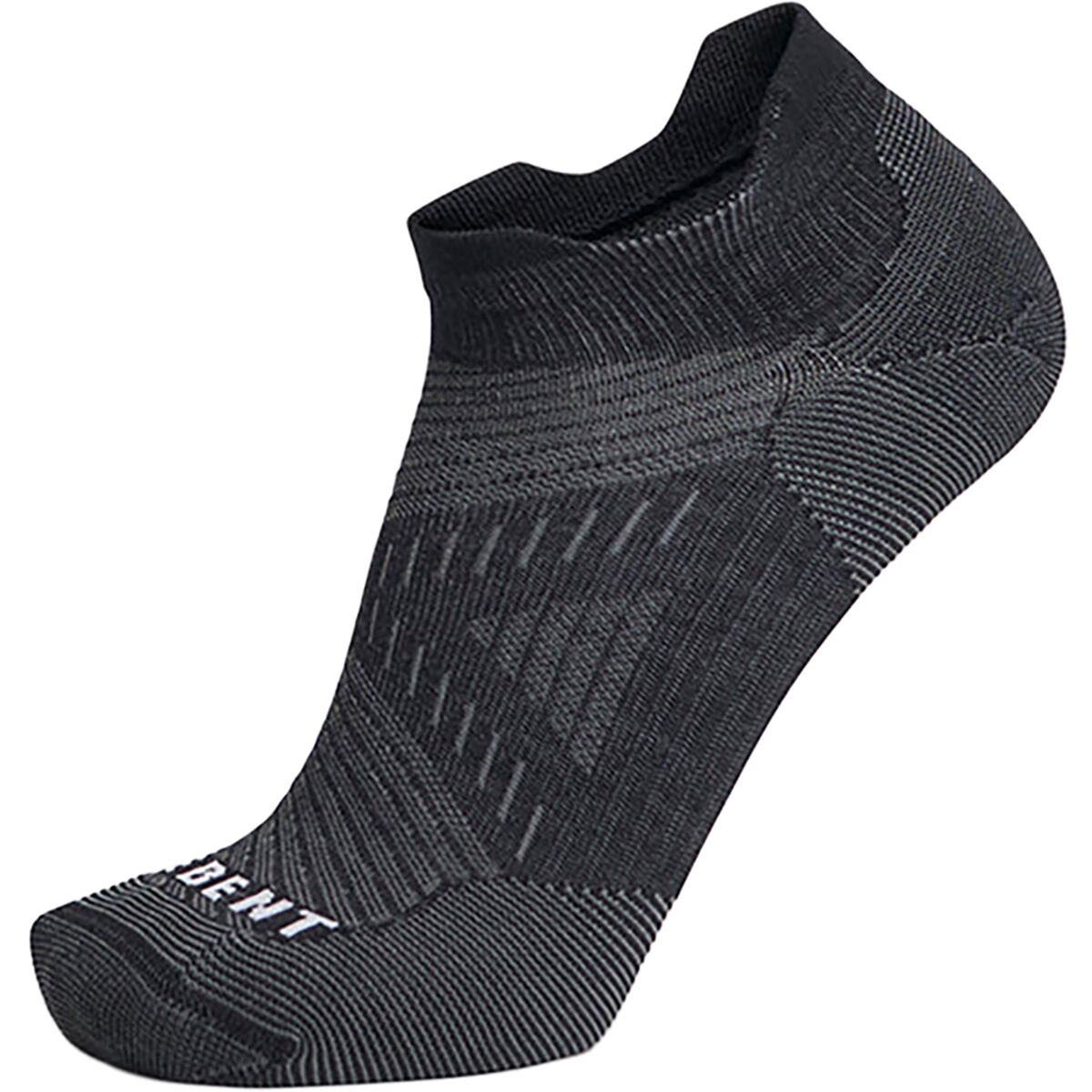 Image of Le Bent Targeted Cushion Micro Tab Sock Black, M