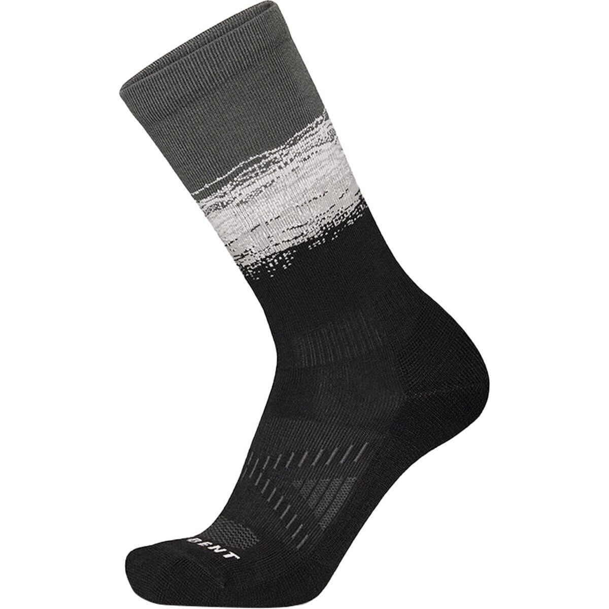 Image of Le Bent The Range Light Cushion Crew Sock Black, XL