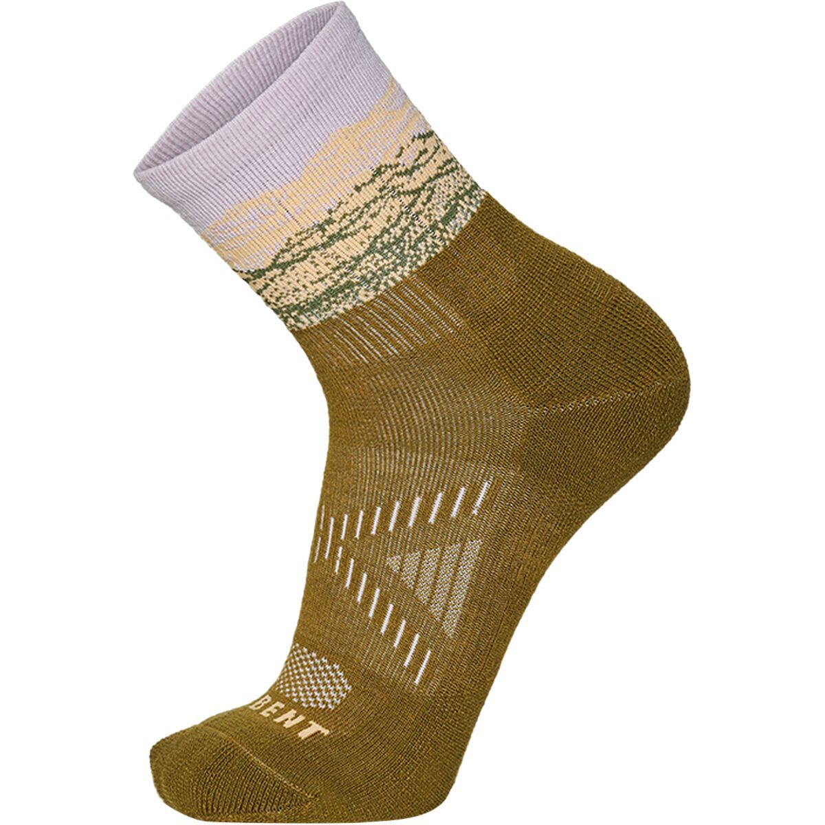 Image of Le Bent The Range Light Cushion Mini Sock Woodland Moss, L
