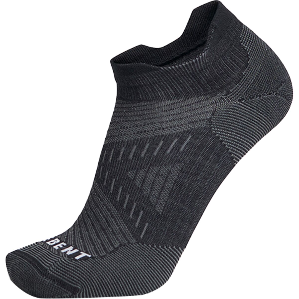 Le Bent Le Bent Zero Cushion Micro Tab Sock Black, L