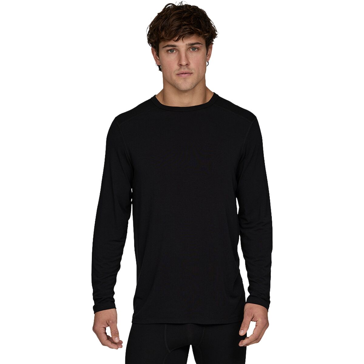 Image of Le Bent Lightweight Crew - Men's Black, XL