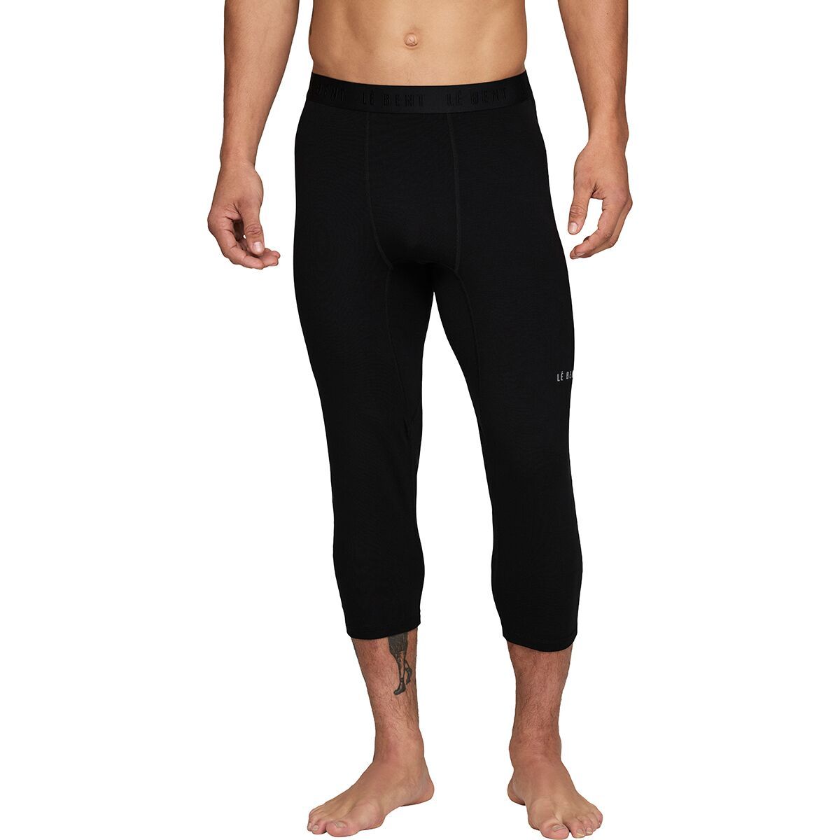Image of Le Bent Midweight 3/4 Bottom - Men's Black, XL