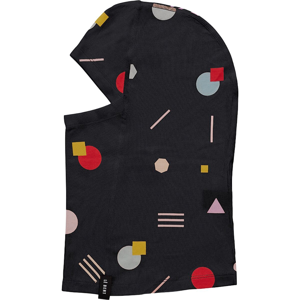 Image of Le Bent Confetti Midweight Balaclava - Kids' Black Confetti, One Size