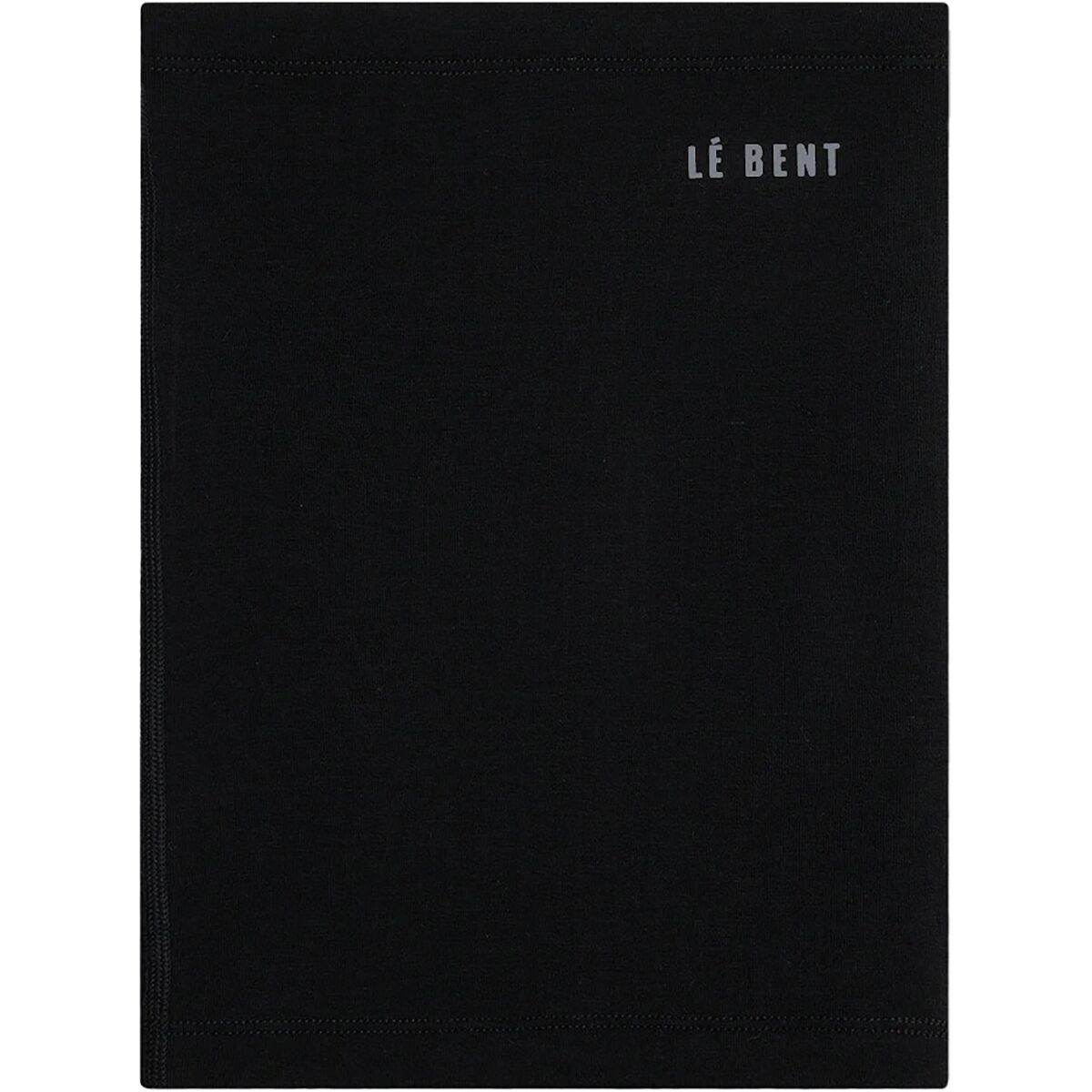 Image of Le Bent Double Up Heavyweight Antarctic Grid Fleece Neck Gaiter Black, One Size