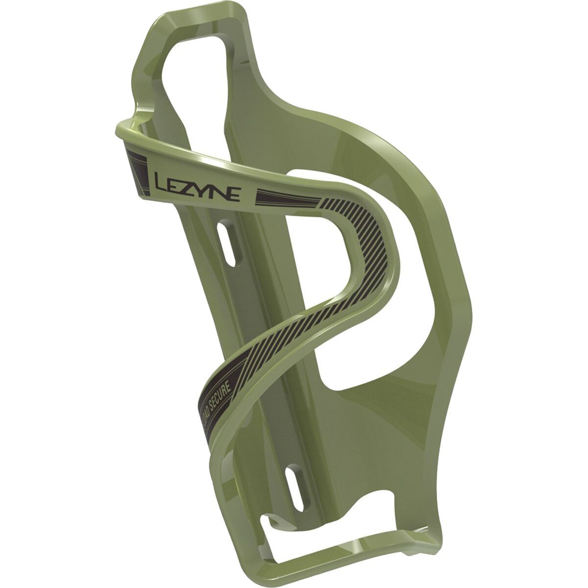 Image of Lezyne Flow SL Cage Enhanced Army Green, Left