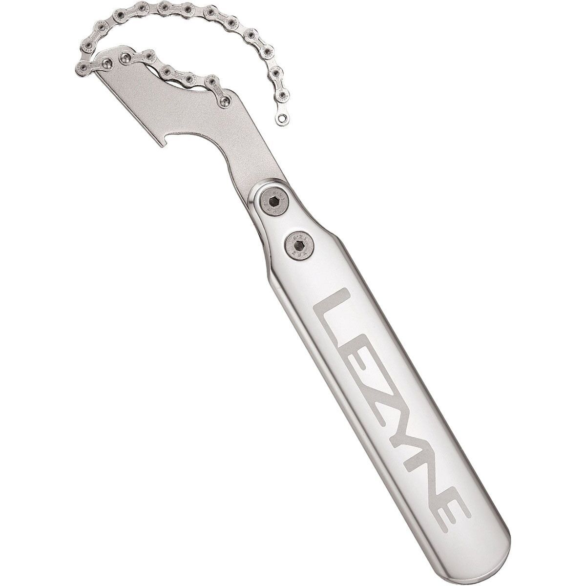 Image of Lezyne CNC Chain Rod Hi Polish Silver/Nickel, One Size