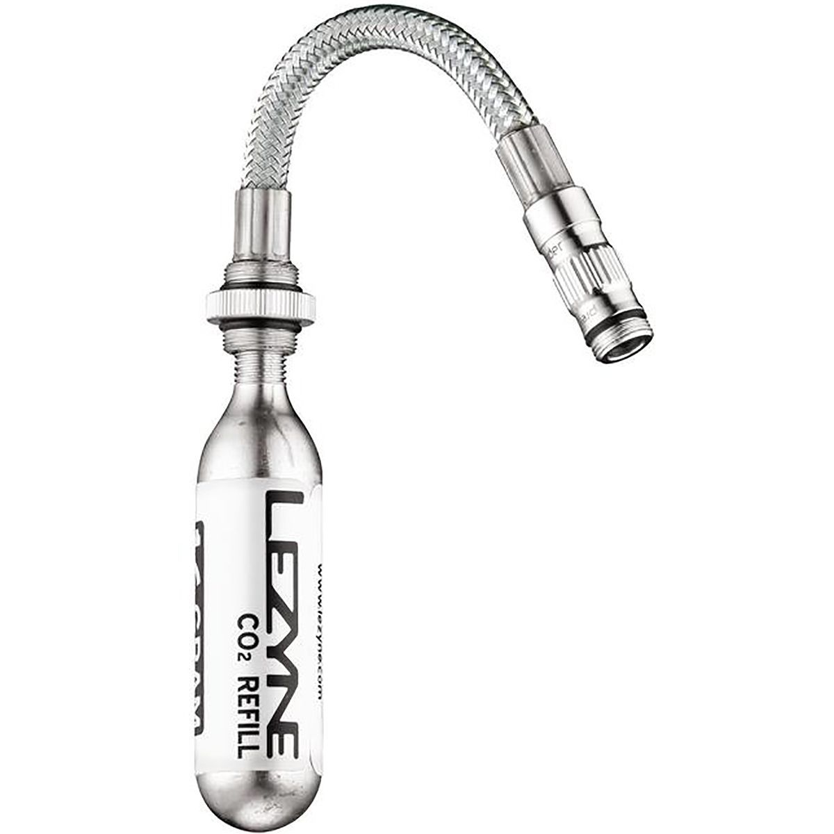 Image of Lezyne CO2 Flex Hose Silver, One Size