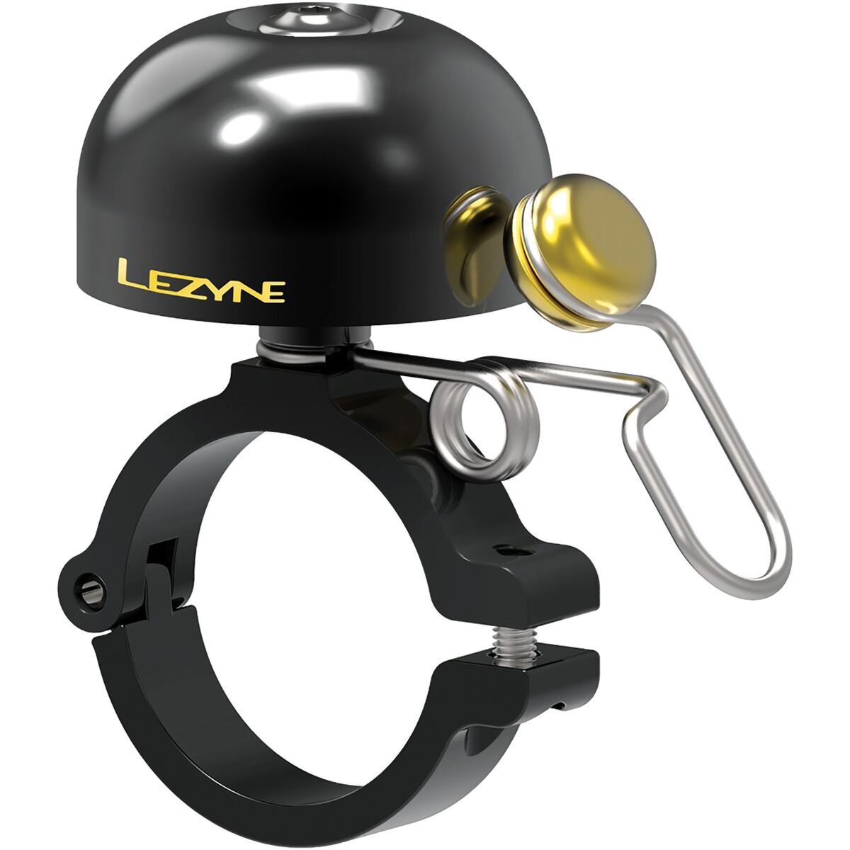 Image of Lezyne Classic Brass Bell - Hard Mount Black, One Size