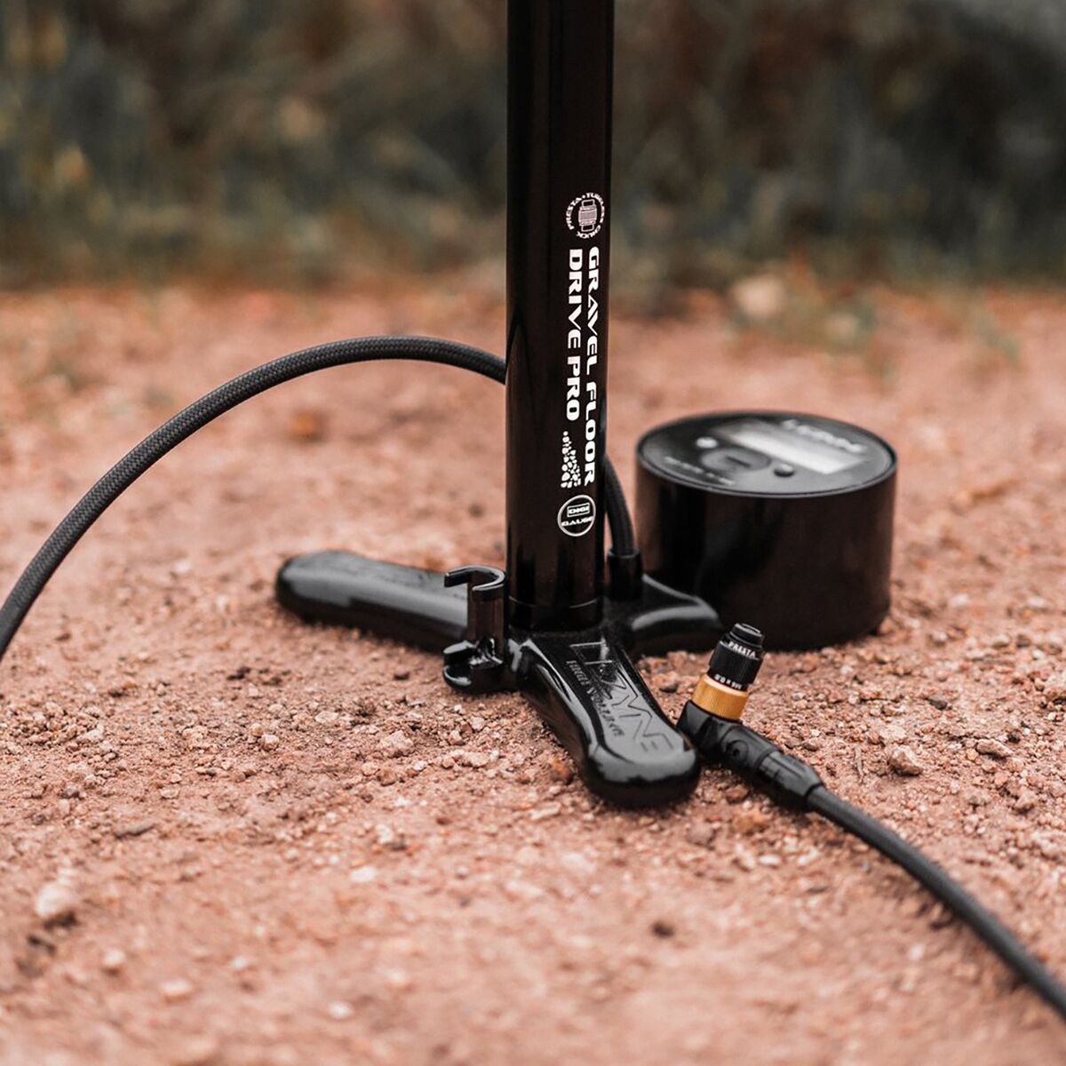 Lezyne Gravel Digital Drive Pro Floor Pump - Bike