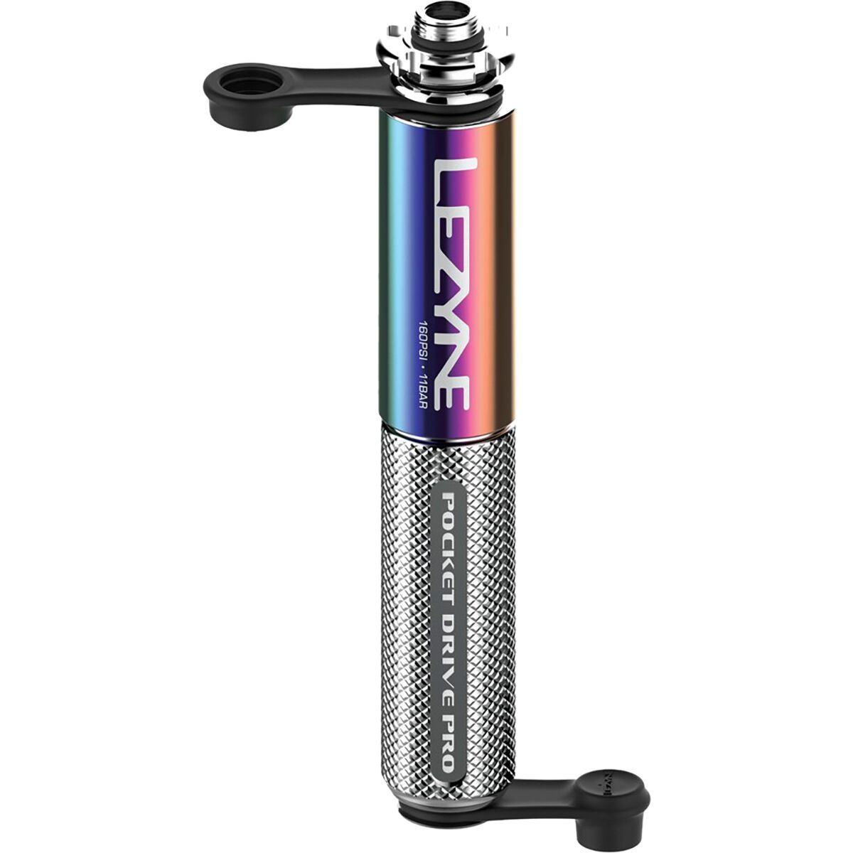Image of Lezyne Pocket Drive Pro Pump Neo Metallic/Silver, One Size