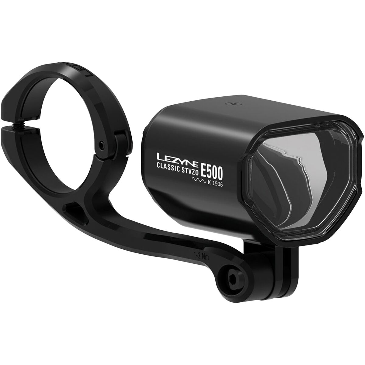 Image of Lezyne Fusion STVZO E500 E-Bike Headlight Satin Black, Side Mount