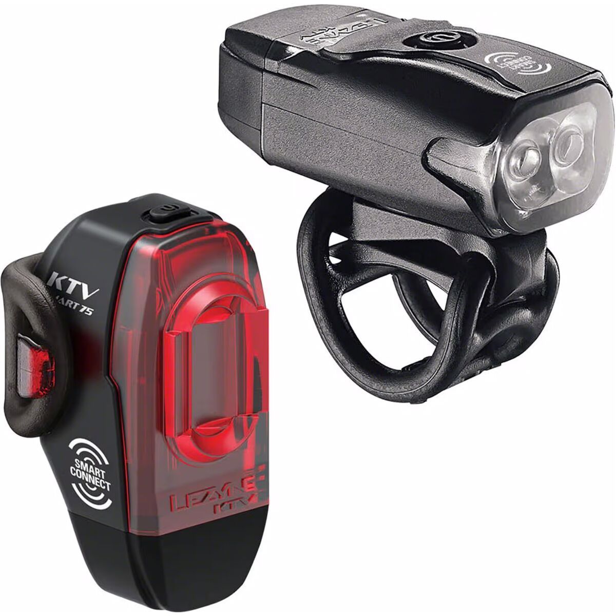 Lezyne Ktv Drive Headlight And Ktv Pro Smart Taillight Set Black, One Size