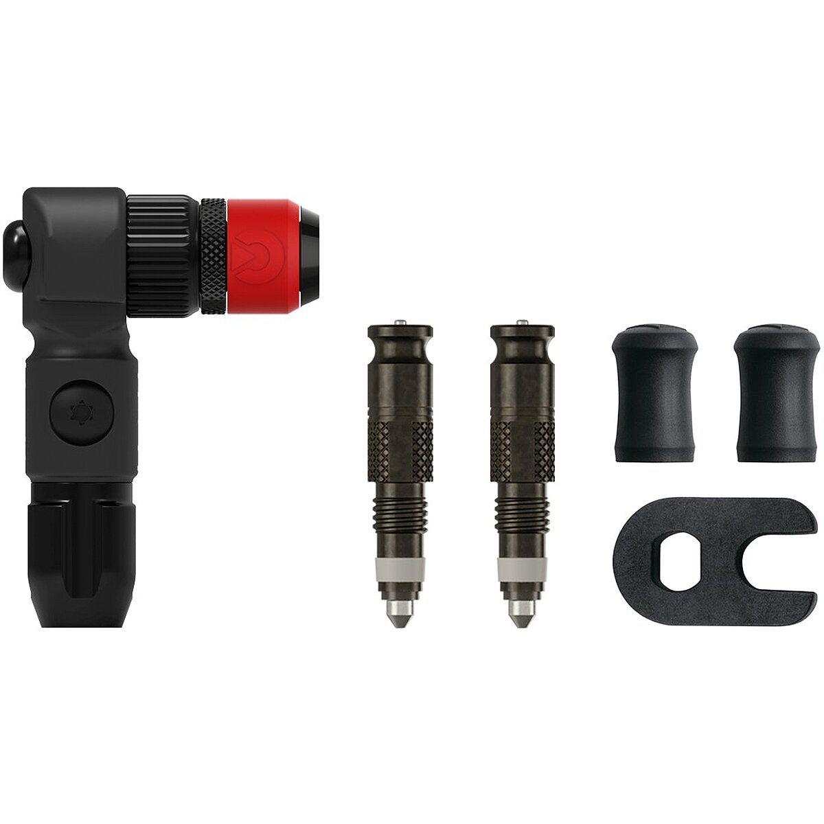 Image of Lezyne Abs Pro Clik Chuck With Clik Valve Cores Black, One Size