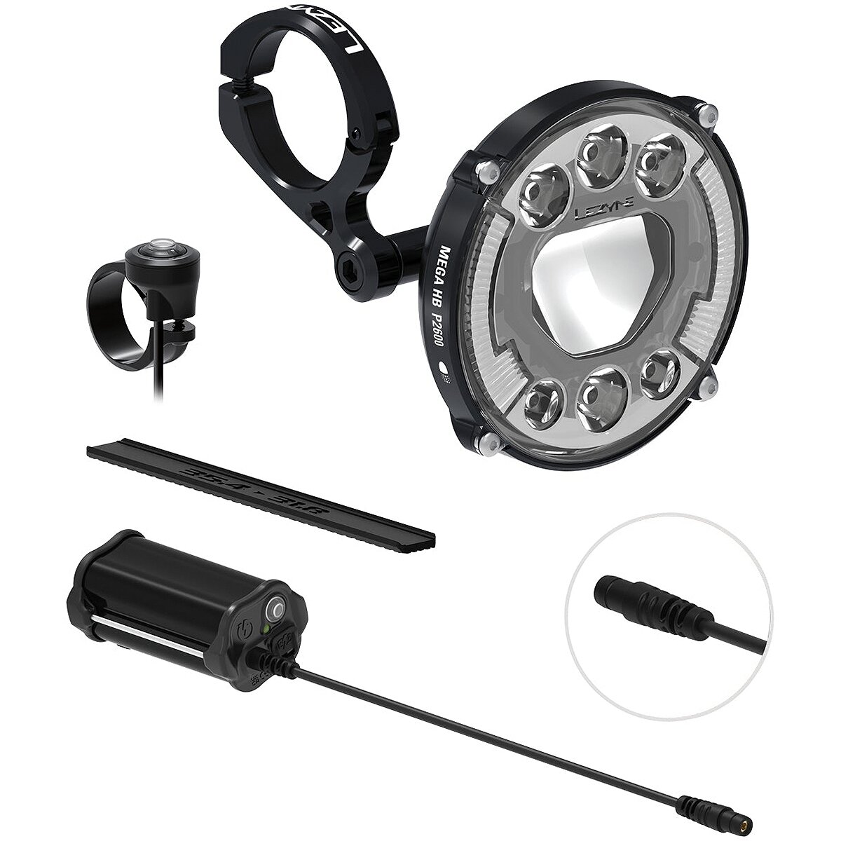 Image of Lezyne Mega Hb Stvzo P2600 Power Pack Xl Loaded Kit Black, One Size