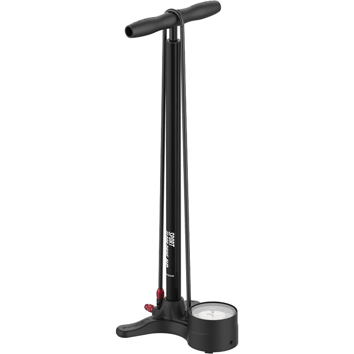 Image of Lezyne Sport Floor Drive 3.5 Black, Dual Valve
