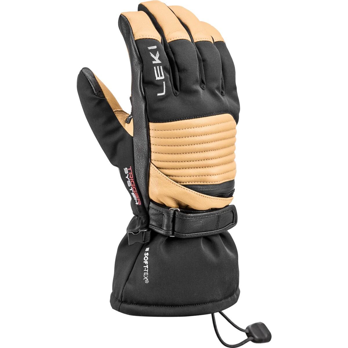 Image of LEKI Xplore XT S Glove - Men's Black/Tan, S