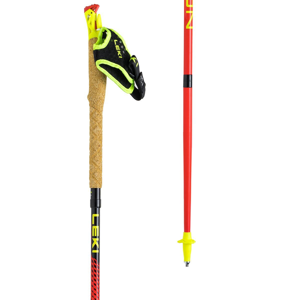 Image of LEKI Ultratrail FX One Trekking Poles Red/Black, 135cm