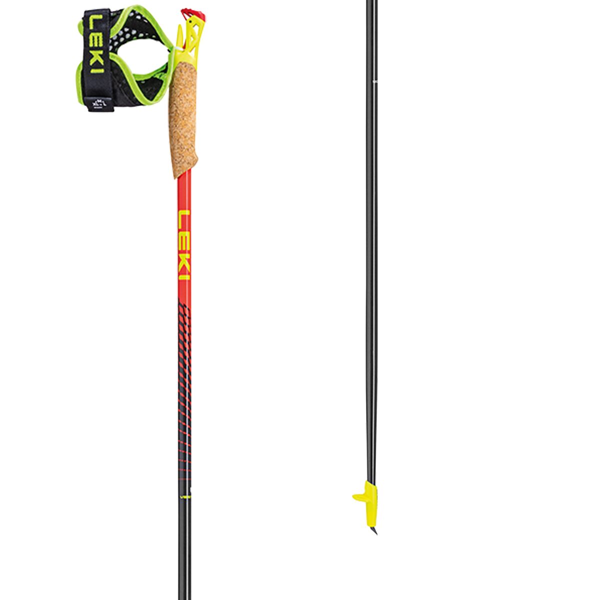 Image of LEKI Vertical K Trekking Poles Red, 125cm