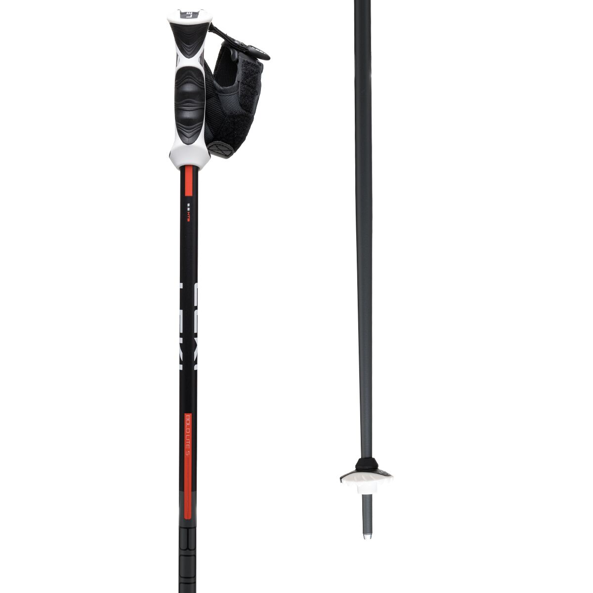 Image of LEKI Bold Lite S Ski Poles Anthra/Red, 120cm