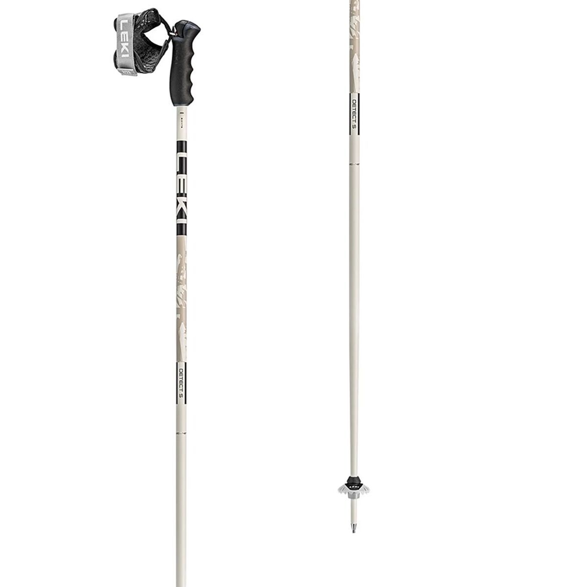 LEKI Detect S Ski Poles Black/Grey, 135cm