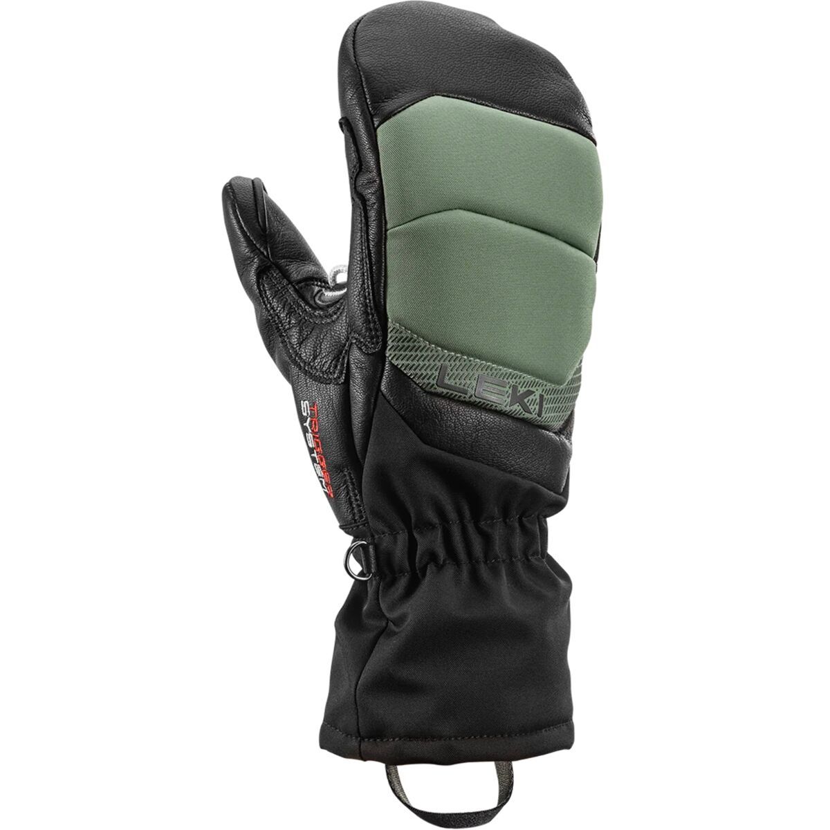 LEKI Griffin 3D Mitten - Women's Black/Green, XS