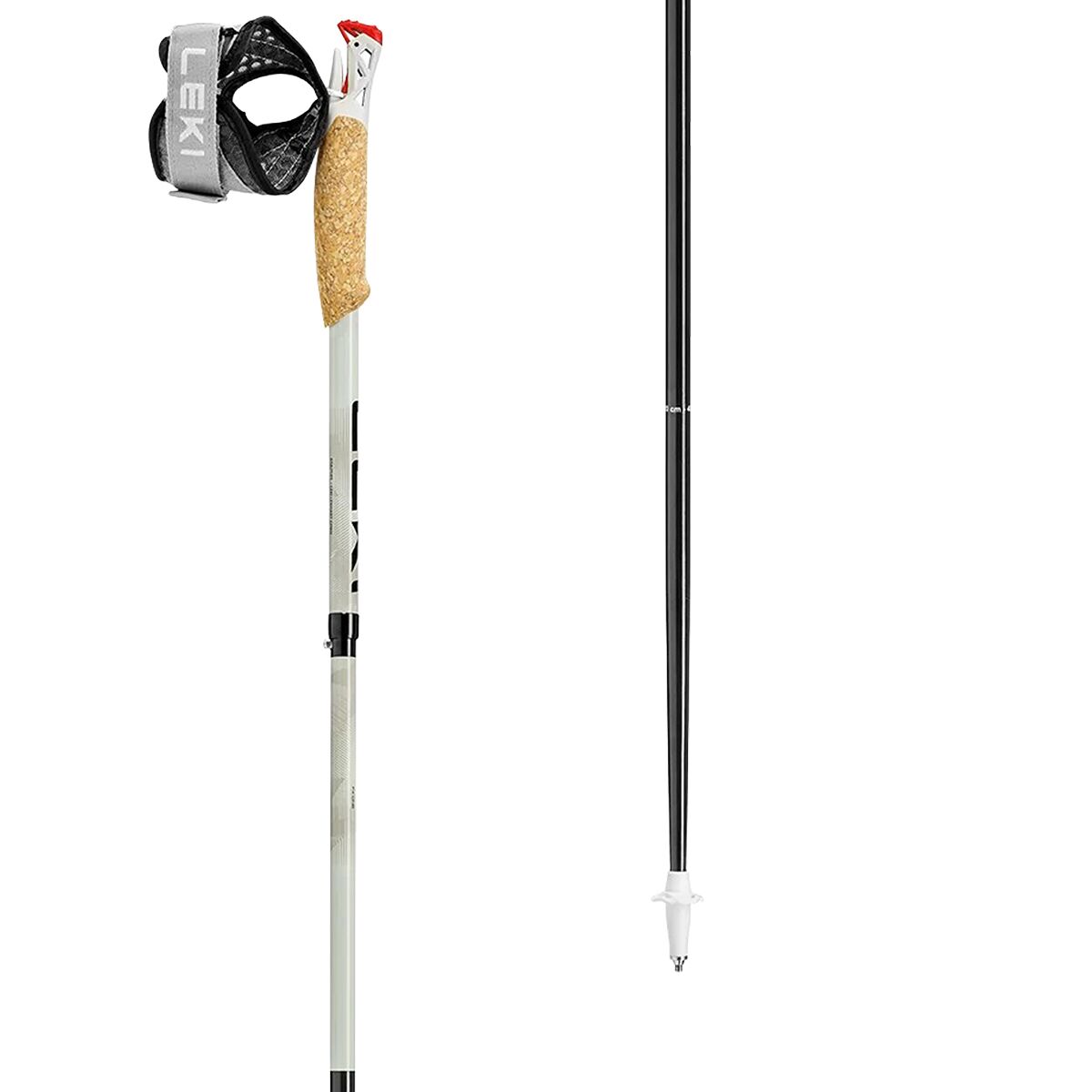 Image of LEKI Ultratrail FX One Trekking Poles Grey/Black, 135
