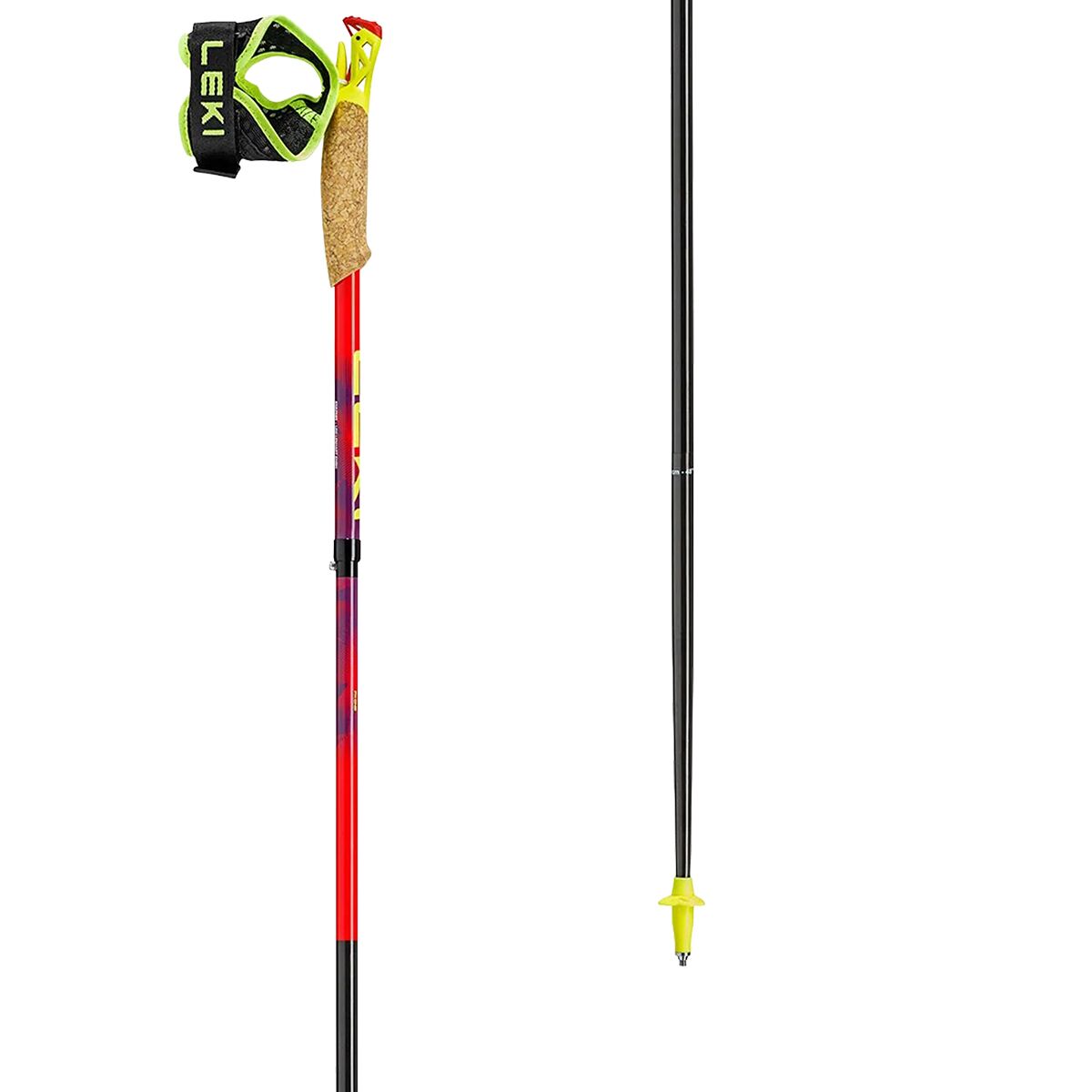 Image of LEKI Ultratrail FX One Trekking Poles Red/Black, 130