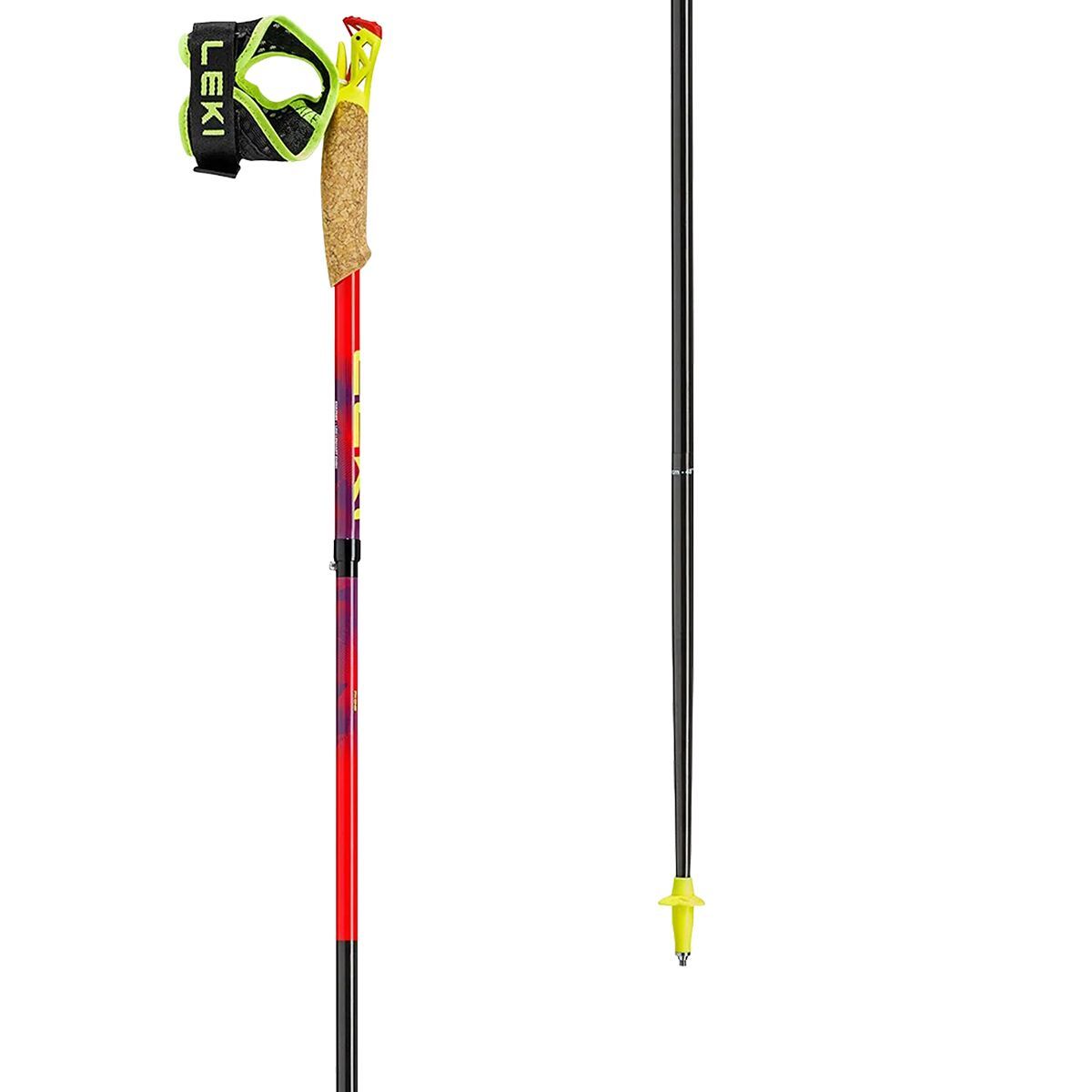 Image of LEKI Ultratrail FX One Trekking Poles Red/Black, 130