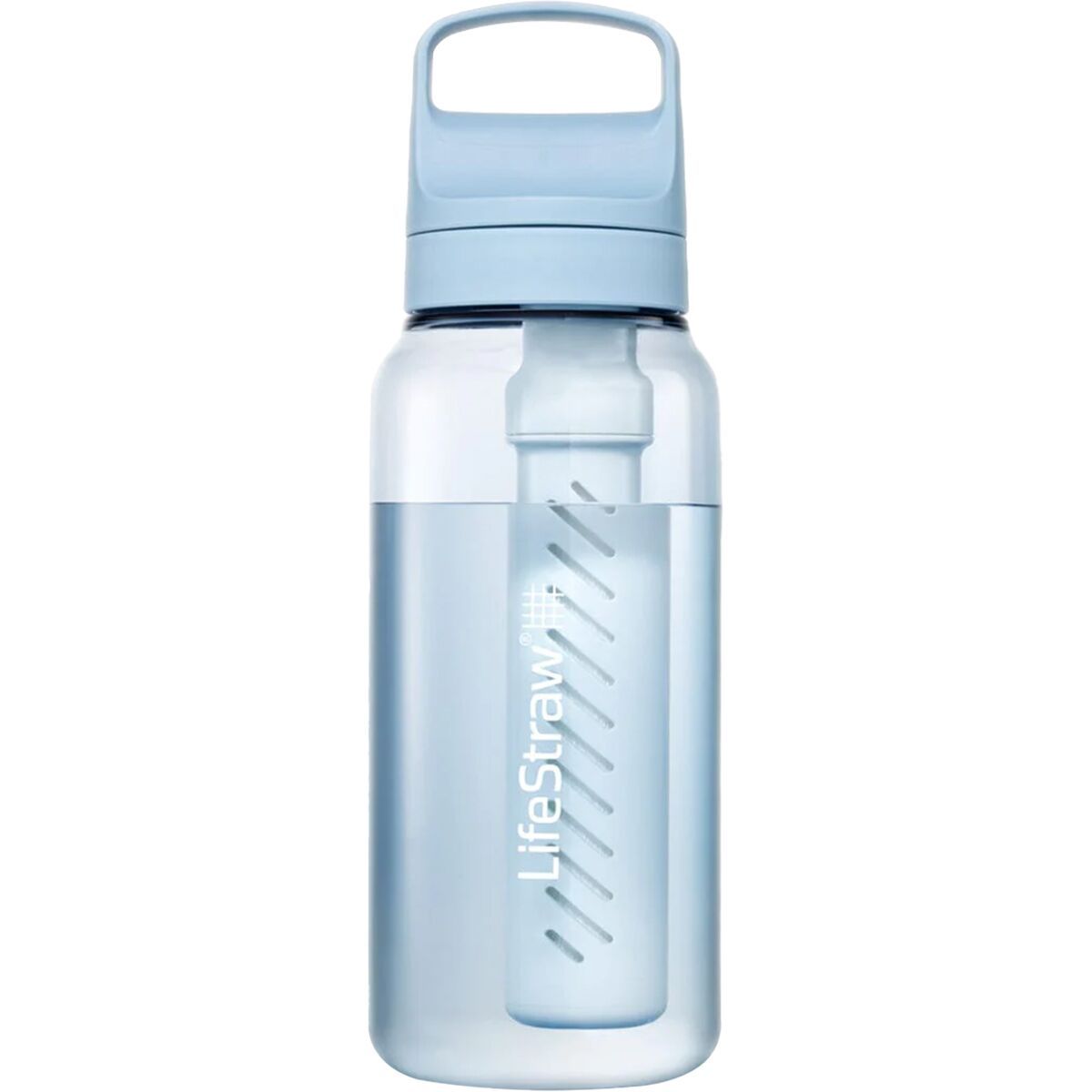 Image of LifeStraw Go Series Water Filter 1L Bottle Icelandic Blue, One Size