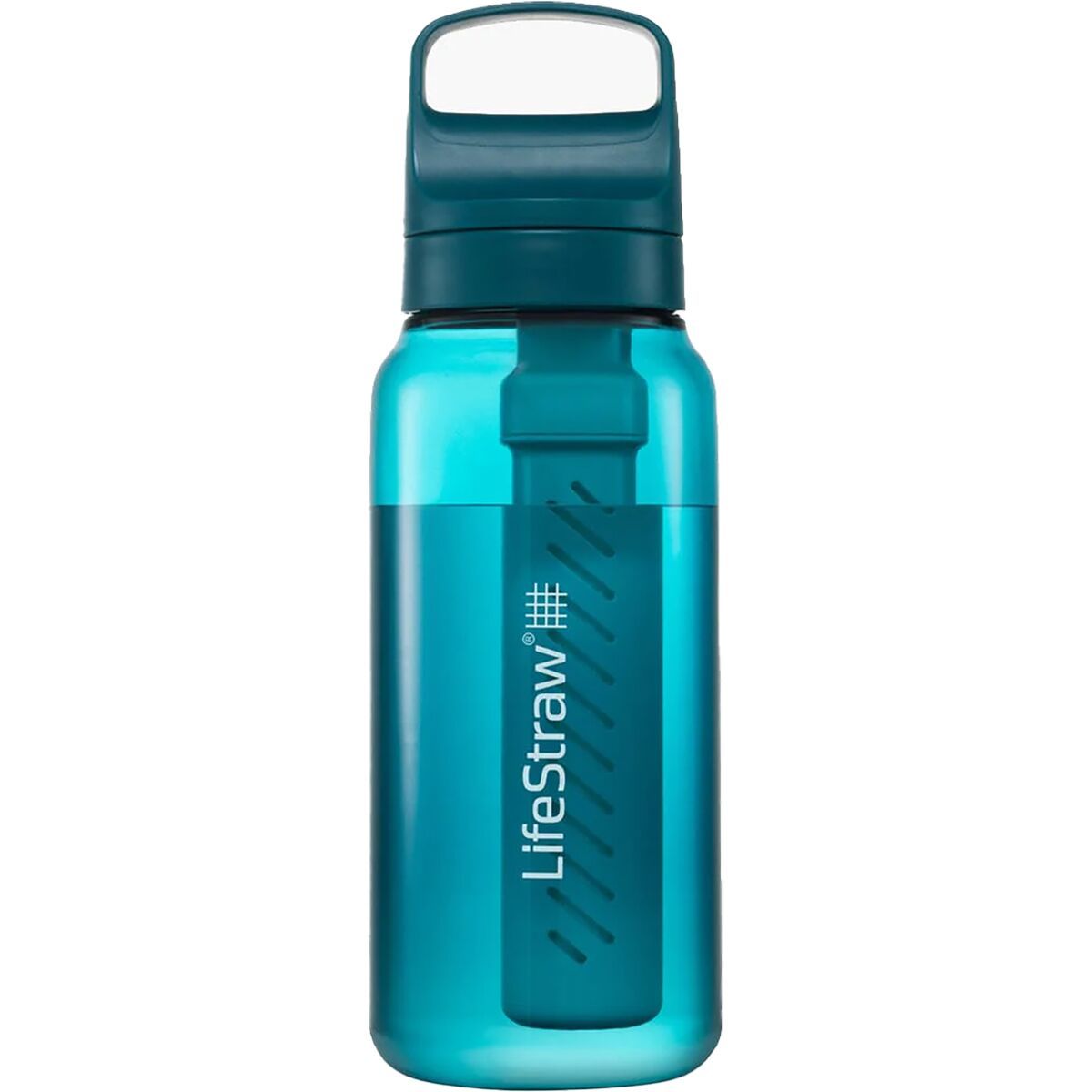 Image of LifeStraw Go Series Water Filter 1L Bottle Laguna Teal, One Size