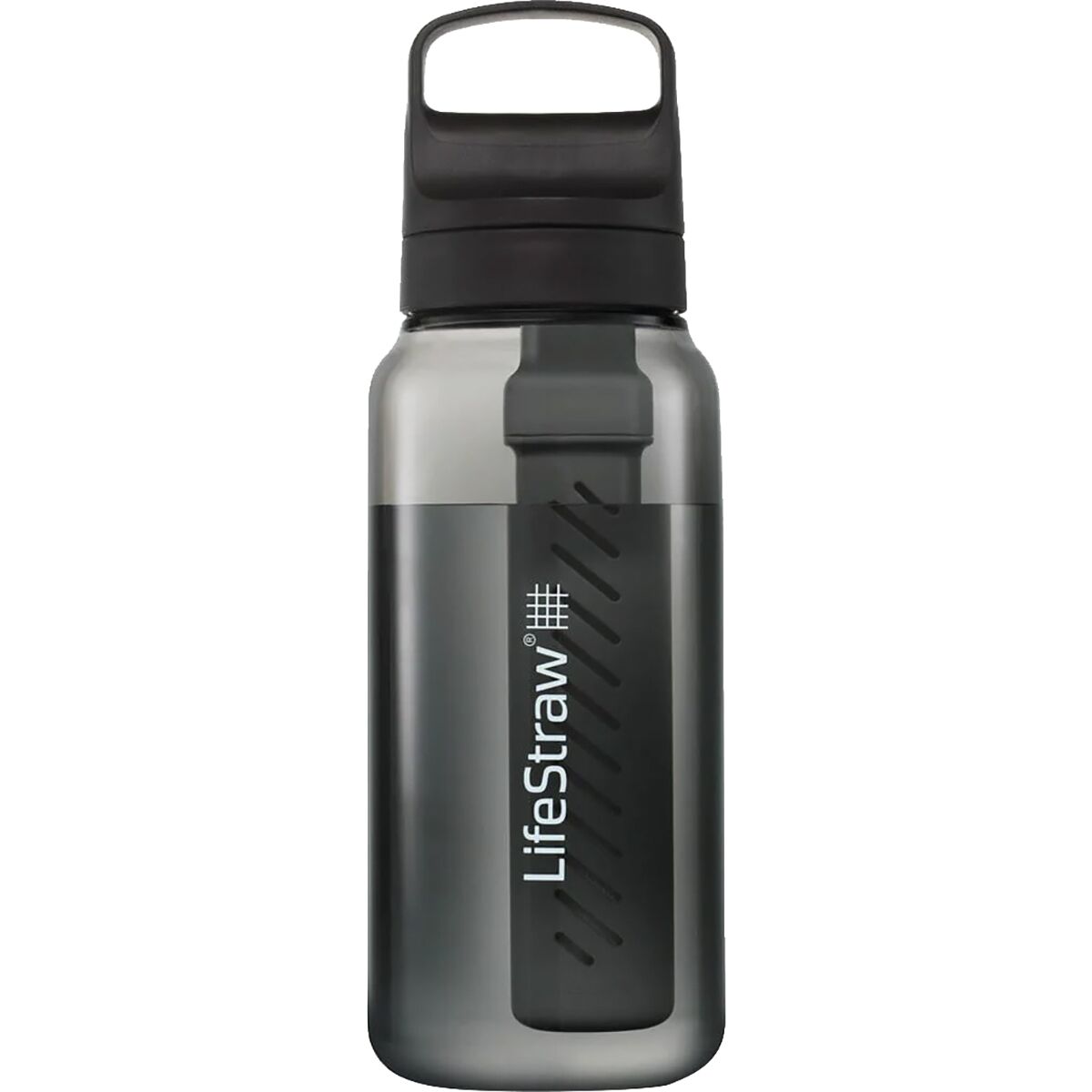 Image of LifeStraw Go Series Water Filter 1L Bottle Nordic Noir, One Size