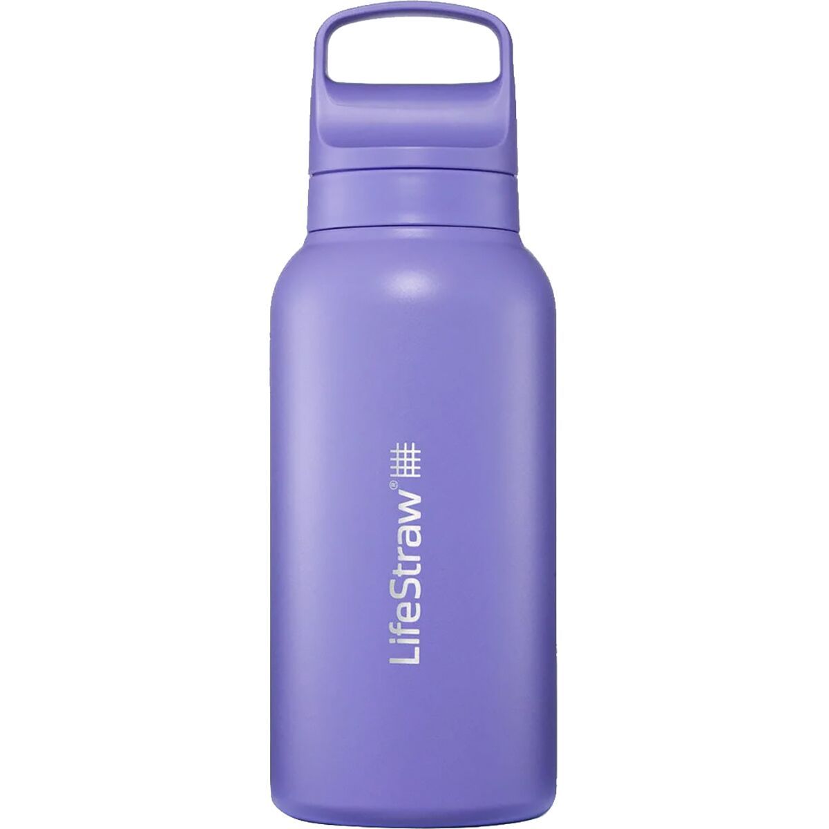 Image of LifeStraw Go Series Stainless Steel 1L Water Filter Bottle Thistle Purple, One Size