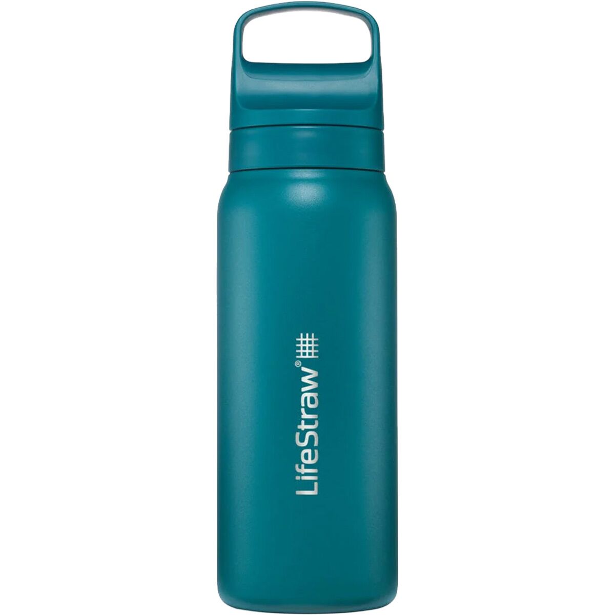 Image of LifeStraw Go Series Stainless Steel Filter Bottle - 24oz Laguna Teal, One Size