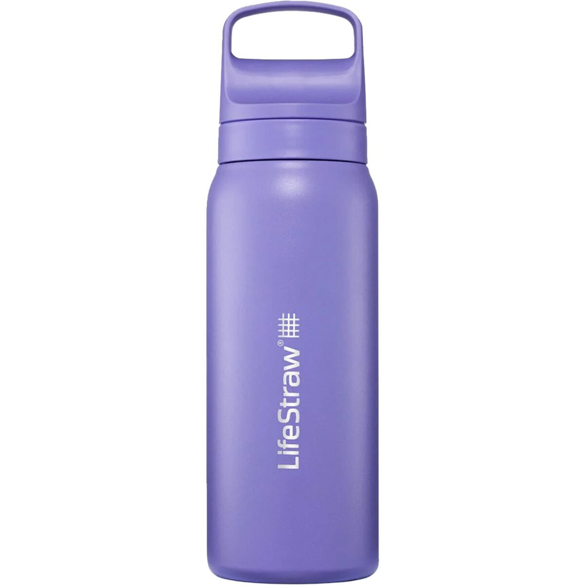 LifeStraw Go Series Stainless Steel Filter Bottle - 24oz Thistle Purple, One Size