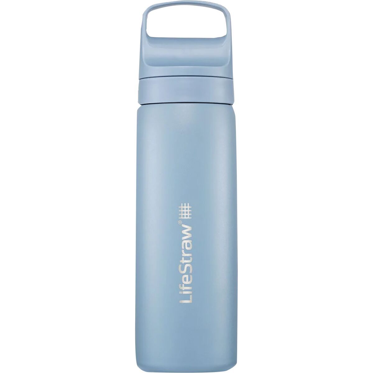 Image of LifeStraw Go Series Stainless Steel Filter Bottle - 18oz Icelandic Blue, One Size