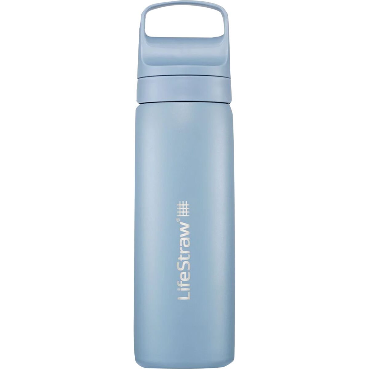 Image of LifeStraw Go Series Stainless Steel Filter Bottle - 18oz Icelandic Blue, One Size
